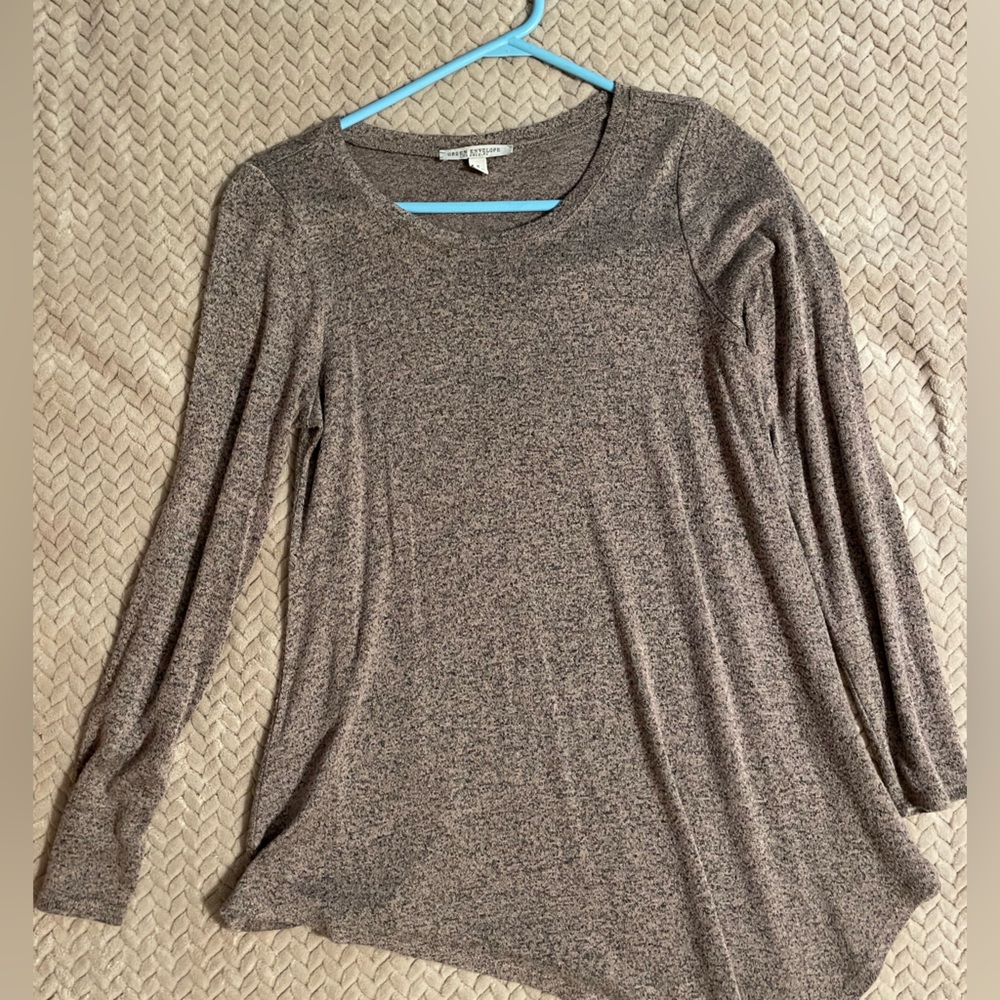 Tapered Long Sweater